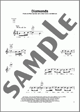 Diamonds(Sam Smith) 楽譜 ウクレレ（弾き語り） ダウンロード