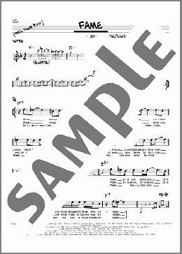 Fame(David Bowie) 楽譜 その他 ダウンロード