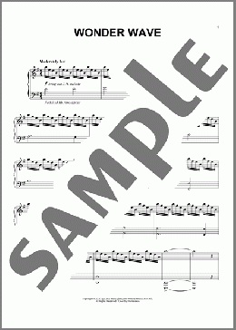 Wonder Wave(David Lanz) 楽譜 ピアノ（ソロ） ダウンロード