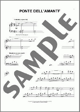 Ponte Dell'amante(David Lanz) 楽譜 ピアノ（ソロ） ダウンロード