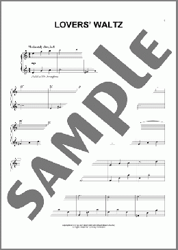 Lovers' Waltz(David Lanz) 楽譜 ピアノ（ソロ） ダウンロード