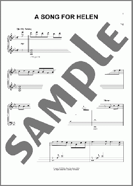 A Song For Helen(David Lanz) 楽譜 ピアノ（ソロ） ダウンロード