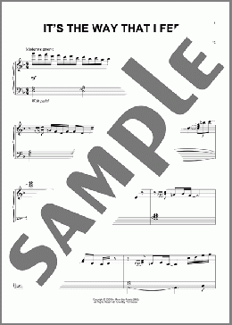 It's The Way That I Feel(David Lanz) 楽譜 ピアノ（ソロ） ダウンロード