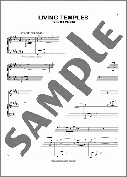 Living Temples (Ambient Plains)(David Lanz & Gary Stroutsos) 楽譜 ピアノ（ソロ） ダウンロード