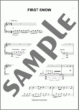 First Snow(David Lanz) 楽譜 ピアノ（ソロ） ダウンロード