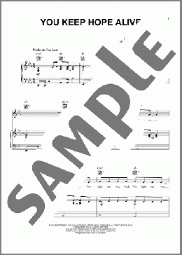 You Keep Hope Alive(Mandisa & Jon Reddick) 楽譜 ピアノ & ボーカル & ギター ダウンロード