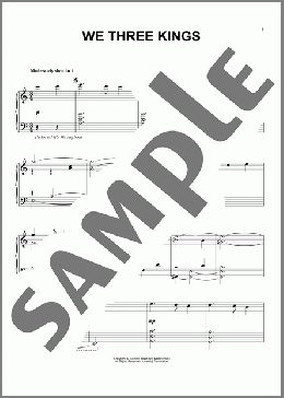 We Three Kings(David Lanz) 楽譜 ピアノ（ソロ） ダウンロード