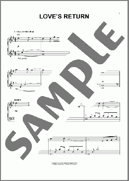 Love's Return(David Lanz) 楽譜 ピアノ（ソロ） ダウンロード