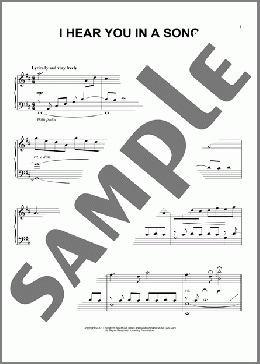 I Hear You In A Song(David Lanz) 楽譜 ピアノ（ソロ） ダウンロード
