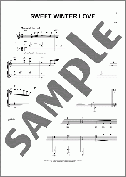 Sweet Winter Love(David Lanz & Kristin Amarie) 楽譜 ピアノ（ソロ） ダウンロード