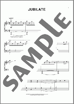 Jubilate(David Lanz & Kristin Amarie) 楽譜 ピアノ（ソロ） ダウンロード