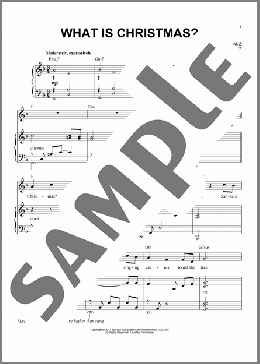 What Is Christmas?(David Lanz & Kristin Amarie) 楽譜 ピアノ（ソロ） ダウンロード