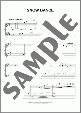 Snow Dance(David Lanz & Kristin Amarie) 楽譜 ピアノ（ソロ） ダウンロード