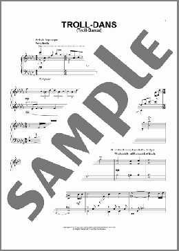 Troll-dans (Troll-dance)(David Lanz) 楽譜 ピアノ（ソロ） ダウンロード