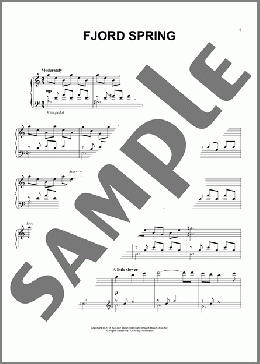 Fjord Spring(David Lanz) 楽譜 ピアノ（ソロ） ダウンロード