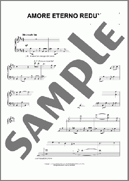 Amore Eterno Redux(David Lanz/Kristin Amarie/David Lanz & Kristin Amarie) 楽譜 ピアノ（ソロ） ダウンロード