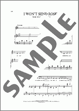 I Won't Send Roses (from Mack and Mabel)(Jerry Herman) 楽譜 ピアノ & ボーカル ダウンロード