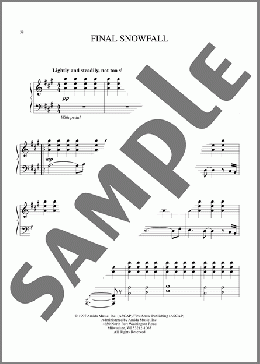 Final Snowfall(Michael Gettel) 楽譜 ピアノ（ソロ） ダウンロード