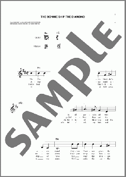 The Bonnie Ship The Diamond(Traditional) 楽譜 その他 ダウンロード