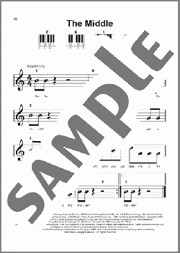 The Middle(Zedd, Maren Morris & Grey) 楽譜 ピアノ（ソロ） ダウンロード