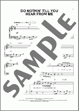 Do Nothin' Till You Hear From Me (arr. Phillip Keveren)(Bob Russell/Duke Ellington) 楽譜 ピアノ（ソロ） ダウンロード