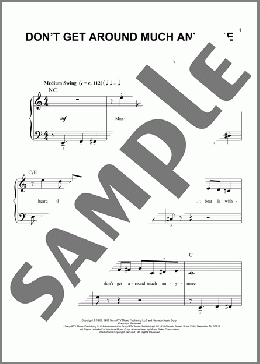 Don't Get Around Much Anymore (arr. Phillip Keveren)(Bob Russell/Duke Ellington) 楽譜 ピアノ（ソロ） ダウンロード
