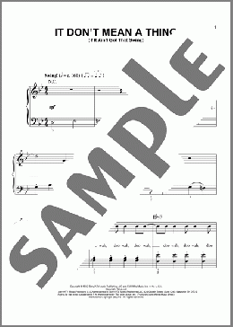 It Don't Mean A Thing (If It Ain't Got That Swing) (arr. Phillip Keveren)(Irving Mills/Duke Ellington) 楽譜 ピアノ（ソロ） ダウンロード