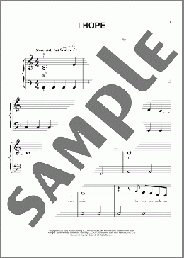 I Hope(Gabby Barrett) 楽譜 ピアノ（ソロ） ダウンロード