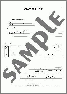 Way Maker (arr. Phillip Keveren)(Sinach) 楽譜 ピアノ（ソロ） ダウンロード