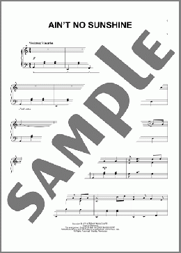 Ain't No Sunshine [Classical version](Bill Withers) 楽譜 ピアノ（ソロ） ダウンロード