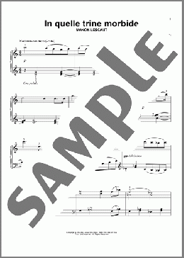 In Quelle Trine Morbide(Giacomo Puccini) 楽譜 その他 ダウンロード