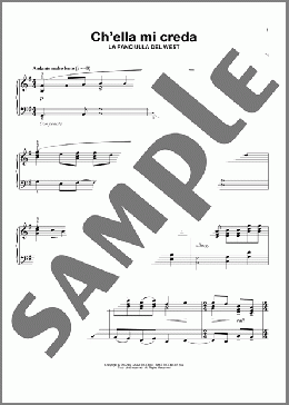 Ch'Ella Mi Creda (Let Her Believe)(Giacomo Puccini) 楽譜 その他 ダウンロード