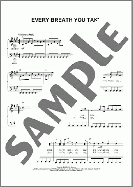 Every Breath You Take(The Police) 楽譜 その他 ダウンロード