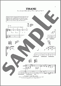 Tisane(Dominic Miller) 楽譜 ギター（その他） ダウンロード