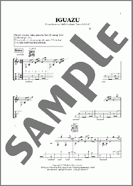 Iguazu(Dominic Miller) 楽譜 ギター（その他） ダウンロード