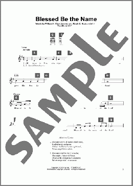 Blessed Be The Name(Ralph E. Hudson/William H. Clark/William J. Kirkpatrick) 楽譜 その他 ダウンロード