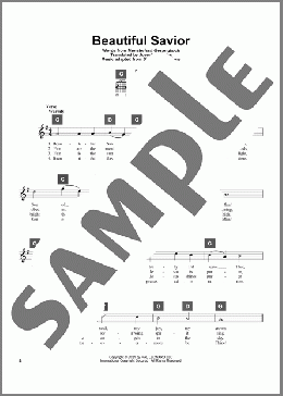Beautiful Savior(Joseph A. Seiss/Silesian Folk Tune/Musterisch Gesangbuch) 楽譜 その他 ダウンロード