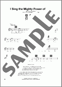 I Sing The Mighty Power Of God(Isaac Watts/Gesangbuch der Herzogl) 楽譜 その他 ダウンロード