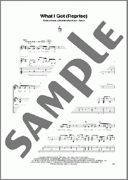 What I Got (Reprise)(Sublime) 楽譜 ギター（ソロ） ダウンロード