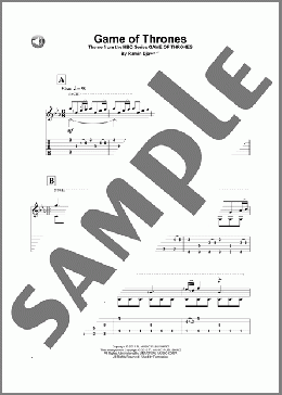 Game Of Thrones(Ramin Djawadi) 楽譜 ギター（その他） ダウンロード