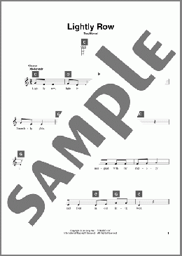 Lightly Row(Traditional) 楽譜 その他 ダウンロード