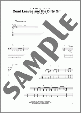 Dead Leaves And The Dirty Ground(The White Stripes) 楽譜 ギター（ソロ） ダウンロード