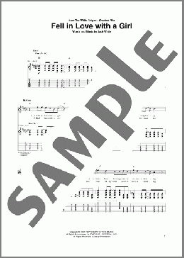 Fell In Love With A Girl(The White Stripes) 楽譜 ギター（ソロ） ダウンロード