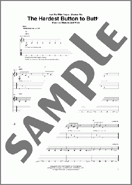 The Hardest Button To Button(The White Stripes) 楽譜 ギター（ソロ） ダウンロード