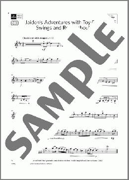 Jaiden's Adventures with Toy Cars, Swings and Roundabouts (G3 C3 ABRSM Clarinet syllabus from 2022)(Bobbie-Jane Gardner) 楽譜 クラリネット ダウンロード