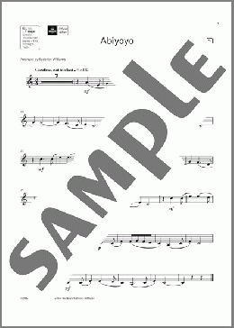 Abiyoyo  (Grade 2 List B3 from the ABRSM Clarinet syllabus from 2022)(Trad. South African) 楽譜 クラリネット ダウンロード