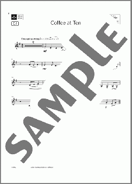 Coffee at Ten (Grade 1 List C1 from the ABRSM Clarinet syllabus from 2022)(Joseph Atkins) 楽譜 クラリネット ダウンロード