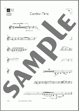 Carnival Time (Grade 2 List C3 from the ABRSM Clarinet syllabus from 2022)(Lloyd Coleman) 楽譜 クラリネット ダウンロード