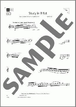 Study in B flat ('Tonleiter-Studien') (Grade 5 List A1 from the ABRSM Clarinet syllabus from 2022)(Friedrich Demnitz) 楽譜 クラリネット ダウンロード