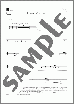 I Love My Love  (Grade 2 List B10 from the ABRSM Clarinet syllabus from 2022)(Trad. Cornish) 楽譜 クラリネット ダウンロード